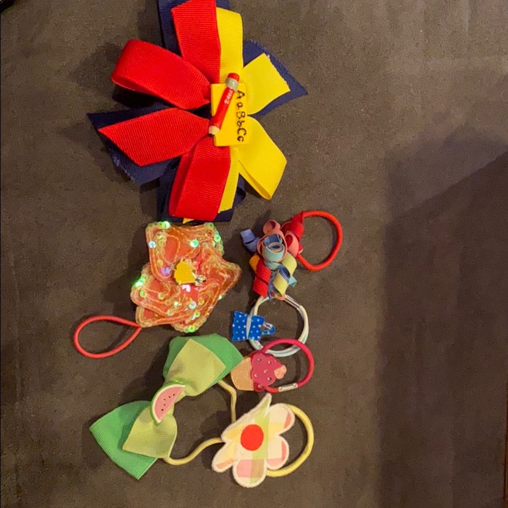 Girls bow lot